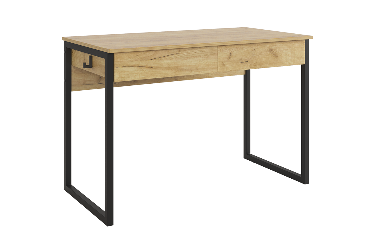 Стол Юниор (дуб крафт золотой/черный муар)