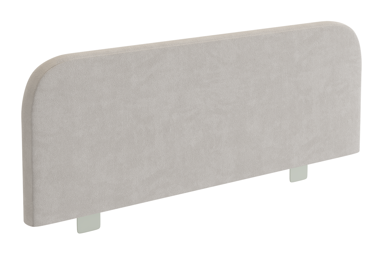 Ограничитель для кровати мягкий (галька (велюр))