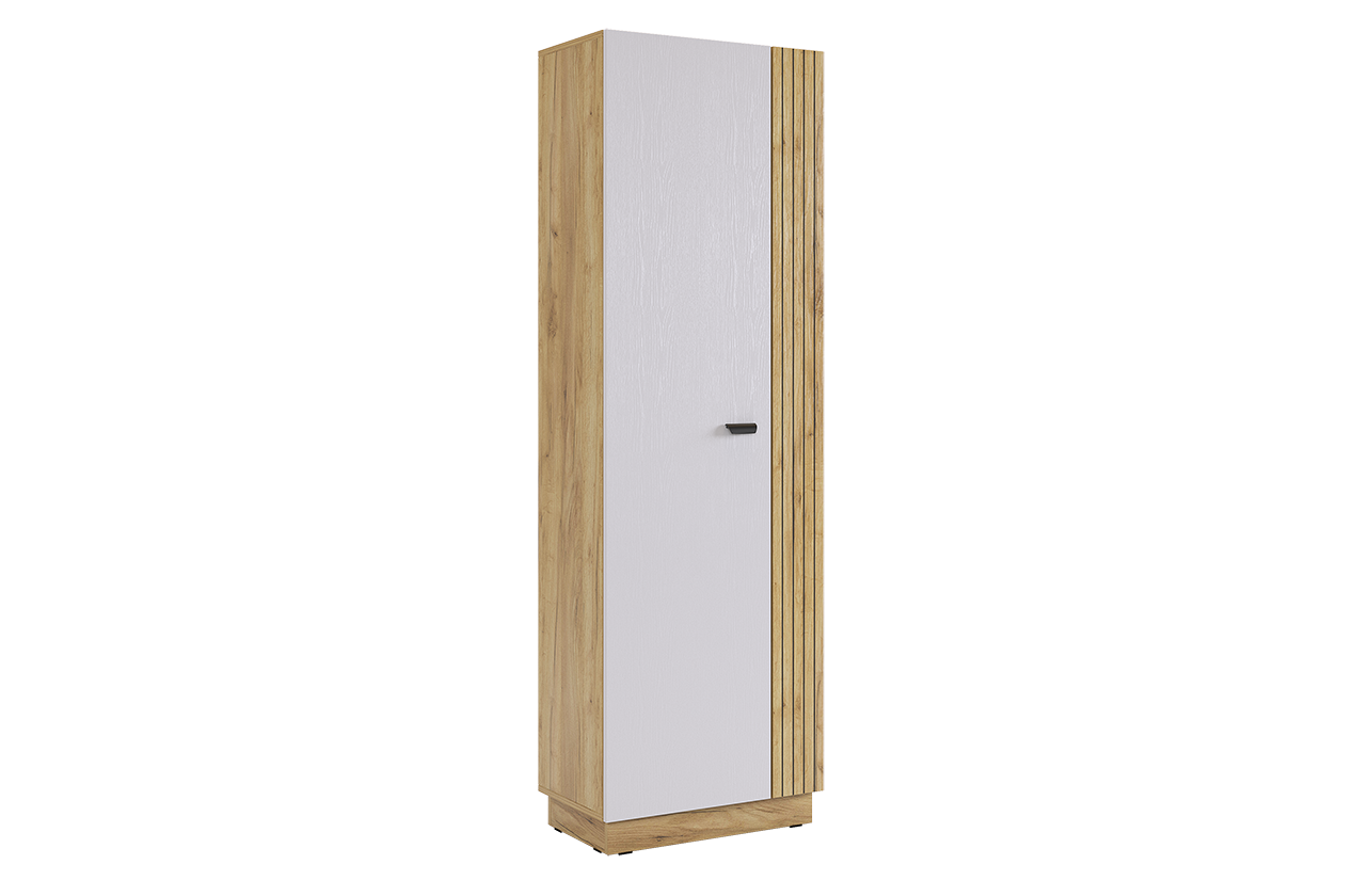 Моди Шкаф двухдверный (дуб крафт золотой/белое дерево)