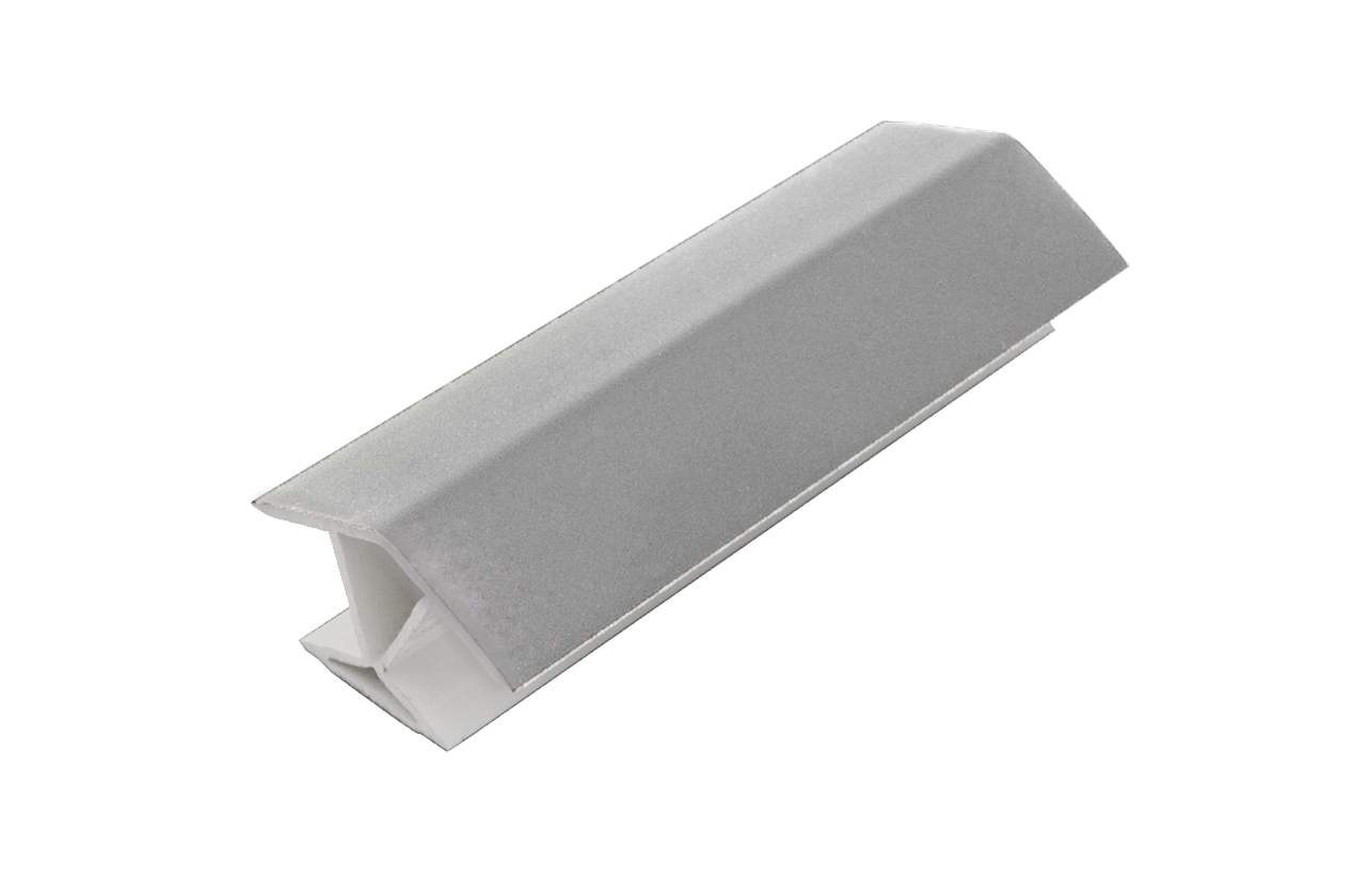 Профиль соединительный для цоколя Н150 угол 135 Кухня (титан)