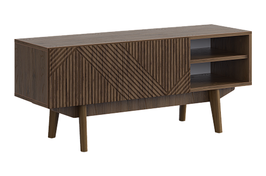 ТВ тумба 110 Мира 2 (дуб гудзон шоколадный)