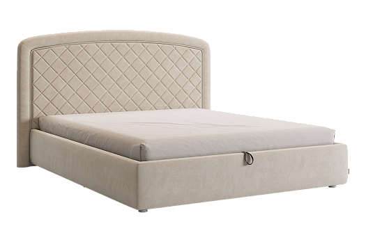 Кровать с подъемным механизмом Сильва 2 160х200 см (крем (велюр))