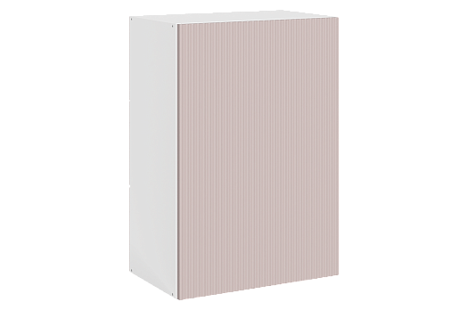 Стефани Шкаф навесной L500 Н720 (1 дв. гл.) (эмаль) (белый/кофейный)