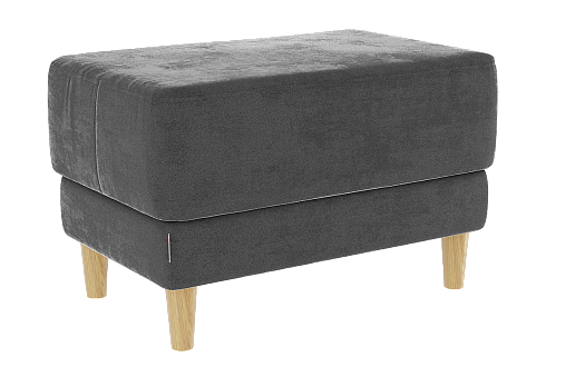 Пуф Рондо 2 (графит (велюр))