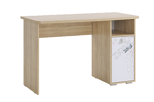 Энерджи Стол (дуб сонома/белый)