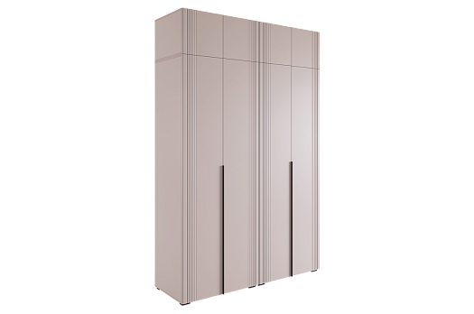 Шкаф четырехдверный "Катрин К1" (кашемир/фрапучино матовый)