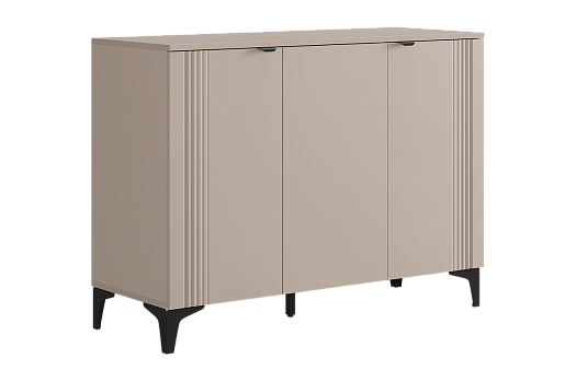 Рич Комод 3 (кашемир/фрапучино матовый/черный)