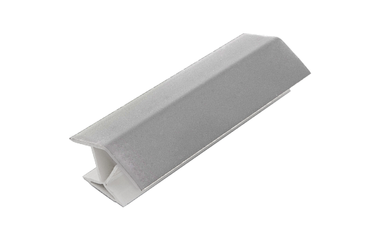 Профиль соединительный для цоколя Н150 угол 135 Кухня (титан)