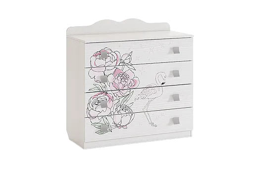 Фэнтези Комод (белый рамух)