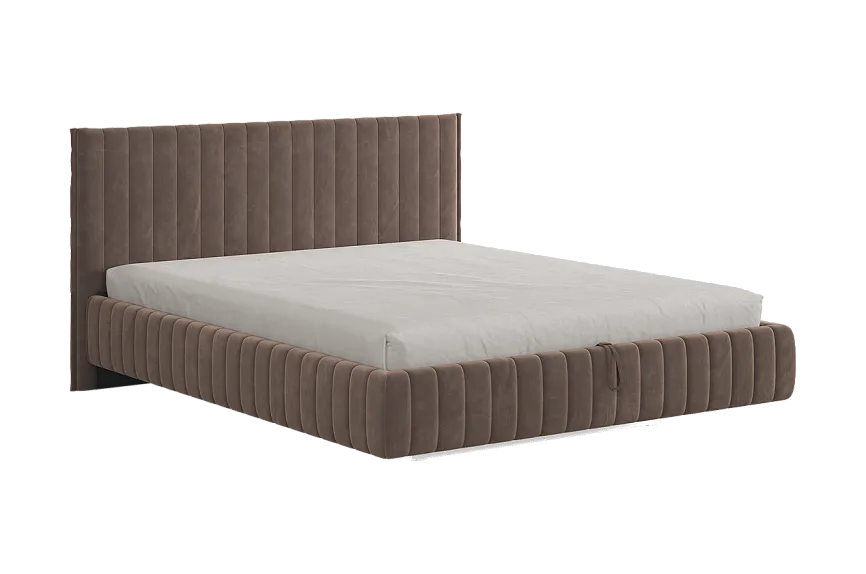 Кровать с подъемным механизмом Твикс 160х200 см (латте (велюр))