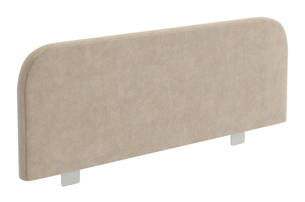 Ограничитель для кровати мягкий (капучино (велюр))