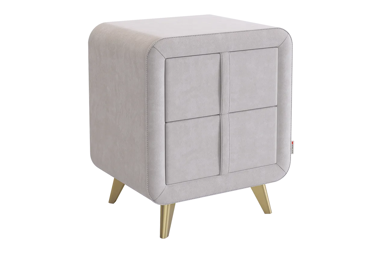 Тумба прикроватная Софи 2 (галька (велюр))