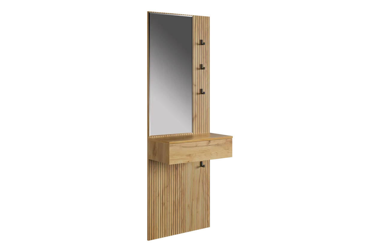 Зеркало Бодрум (дуб крафт золотой)