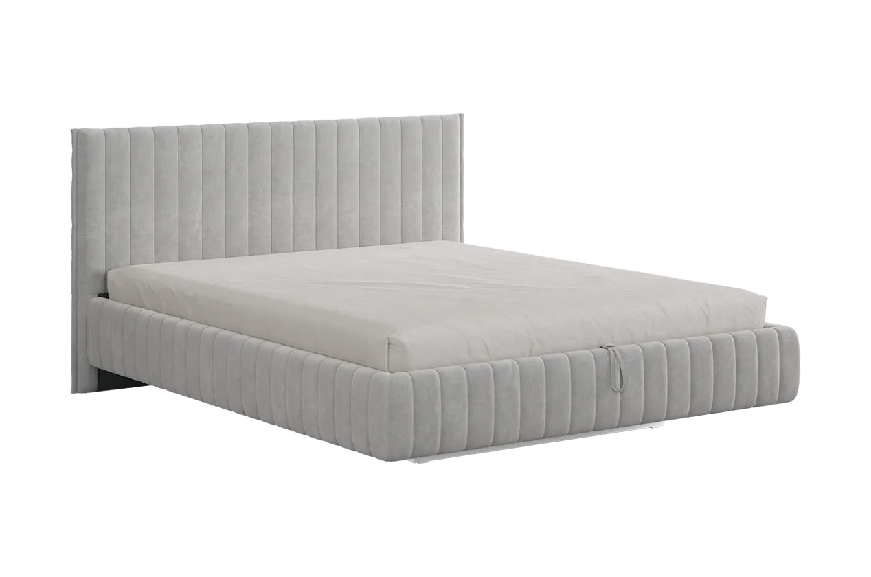 Кровать с подъемным механизмом Твикс 160х200 см (галька (велюр))